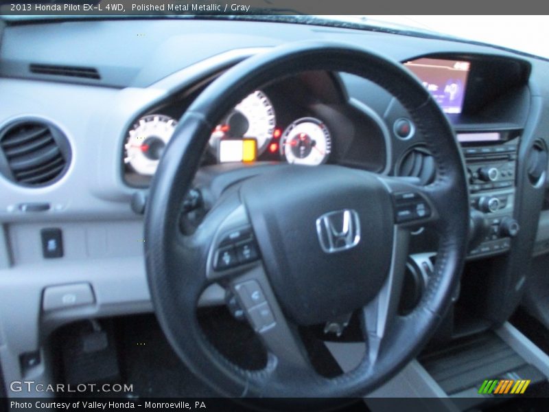 Polished Metal Metallic / Gray 2013 Honda Pilot EX-L 4WD