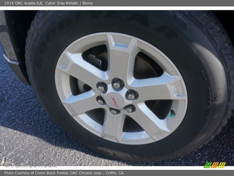Cyber Gray Metallic / Ebony 2014 GMC Acadia SLE