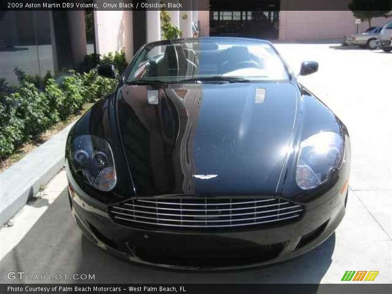 Onyx Black / Obsidian Black 2009 Aston Martin DB9 Volante