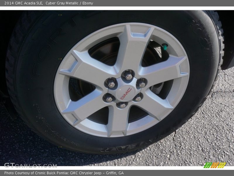 Cyber Gray Metallic / Ebony 2014 GMC Acadia SLE