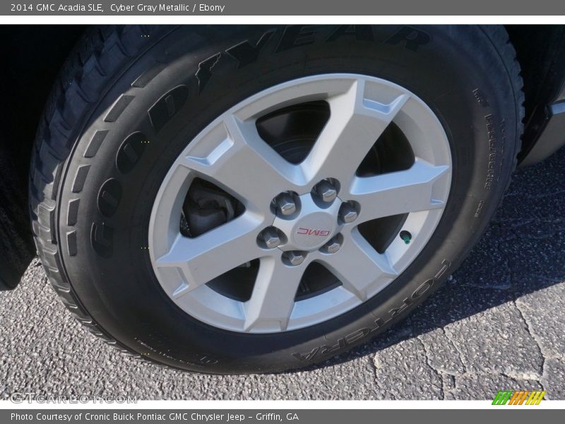 Cyber Gray Metallic / Ebony 2014 GMC Acadia SLE