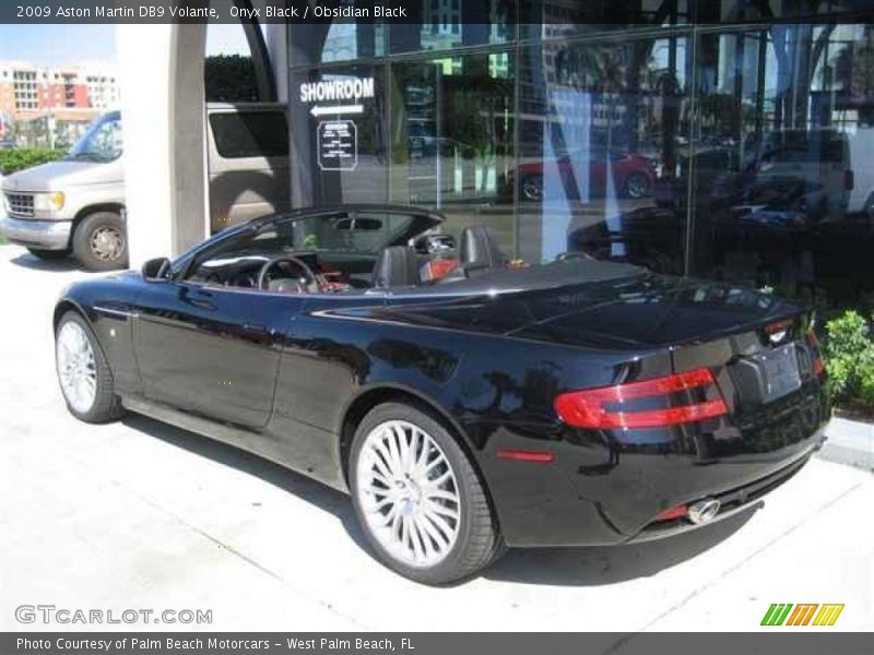 Onyx Black / Obsidian Black 2009 Aston Martin DB9 Volante