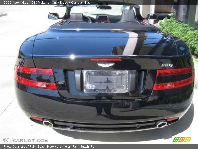 Onyx Black / Obsidian Black 2009 Aston Martin DB9 Volante