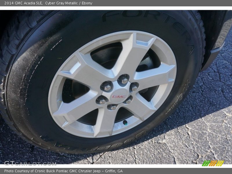 Cyber Gray Metallic / Ebony 2014 GMC Acadia SLE
