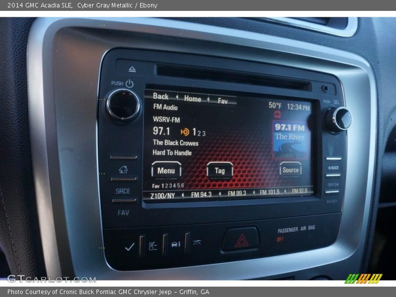 Cyber Gray Metallic / Ebony 2014 GMC Acadia SLE