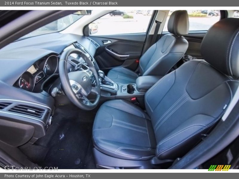 Tuxedo Black / Charcoal Black 2014 Ford Focus Titanium Sedan