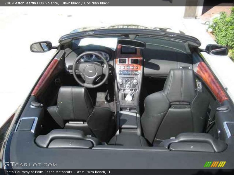 Onyx Black / Obsidian Black 2009 Aston Martin DB9 Volante