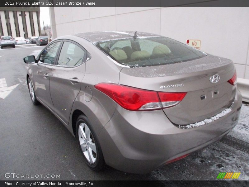 Desert Bronze / Beige 2013 Hyundai Elantra GLS