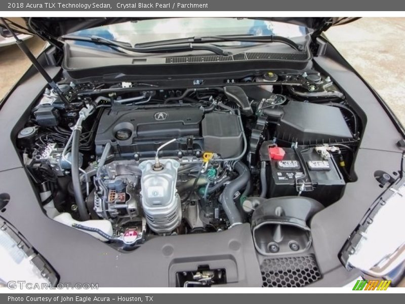 Crystal Black Pearl / Parchment 2018 Acura TLX Technology Sedan