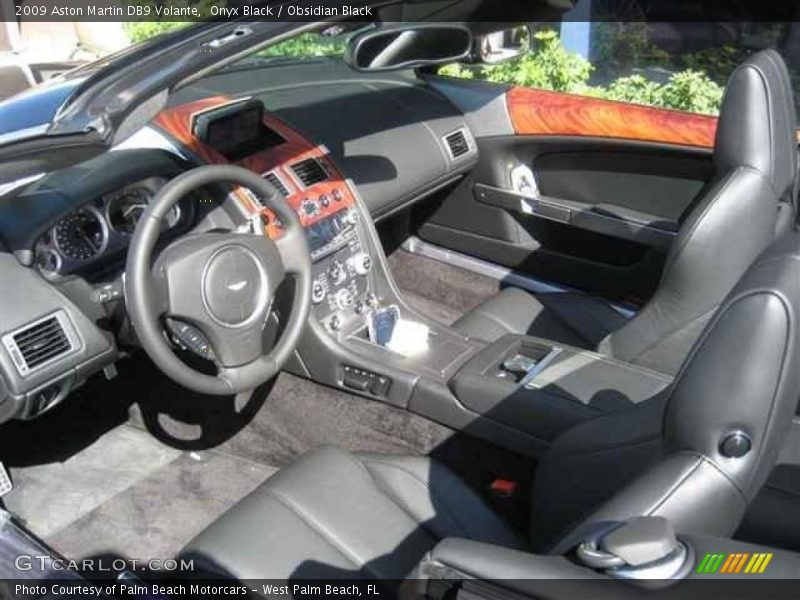 Onyx Black / Obsidian Black 2009 Aston Martin DB9 Volante