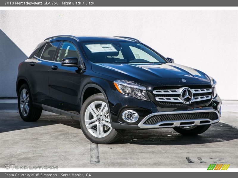 Night Black / Black 2018 Mercedes-Benz GLA 250