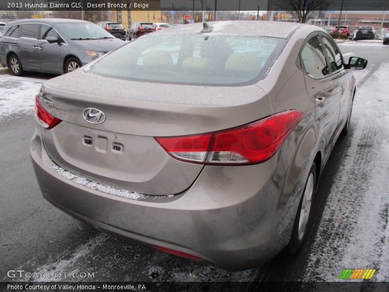 Desert Bronze / Beige 2013 Hyundai Elantra GLS