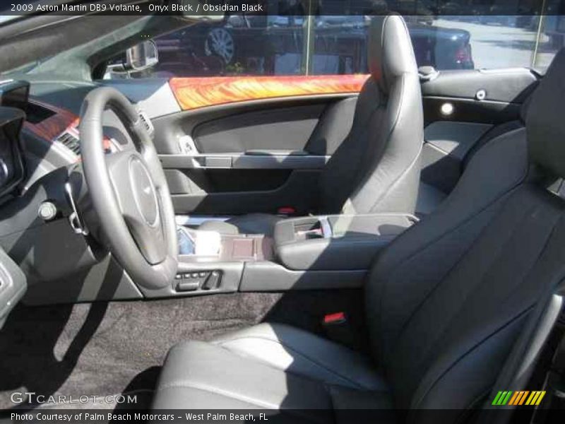 Onyx Black / Obsidian Black 2009 Aston Martin DB9 Volante