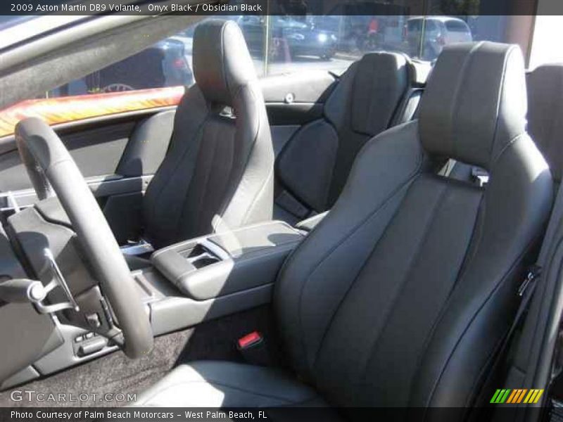 Onyx Black / Obsidian Black 2009 Aston Martin DB9 Volante