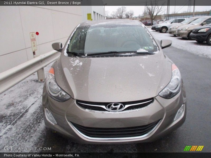 Desert Bronze / Beige 2013 Hyundai Elantra GLS