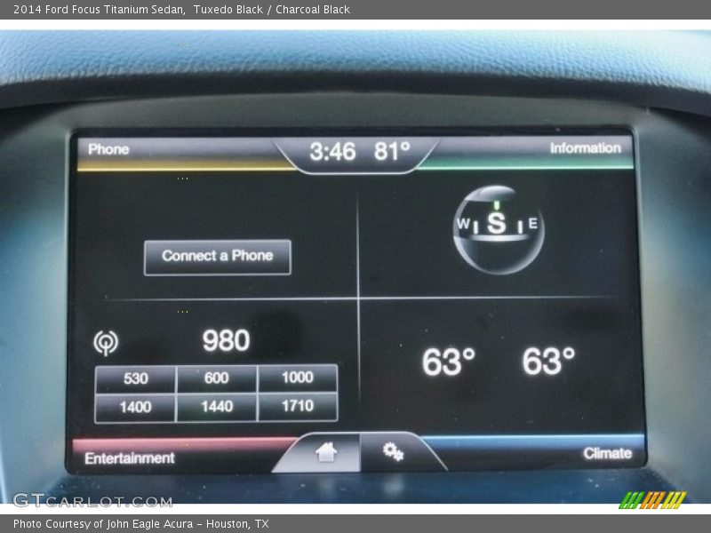 Tuxedo Black / Charcoal Black 2014 Ford Focus Titanium Sedan