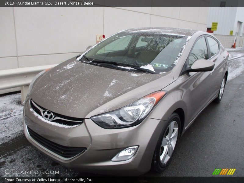 Desert Bronze / Beige 2013 Hyundai Elantra GLS