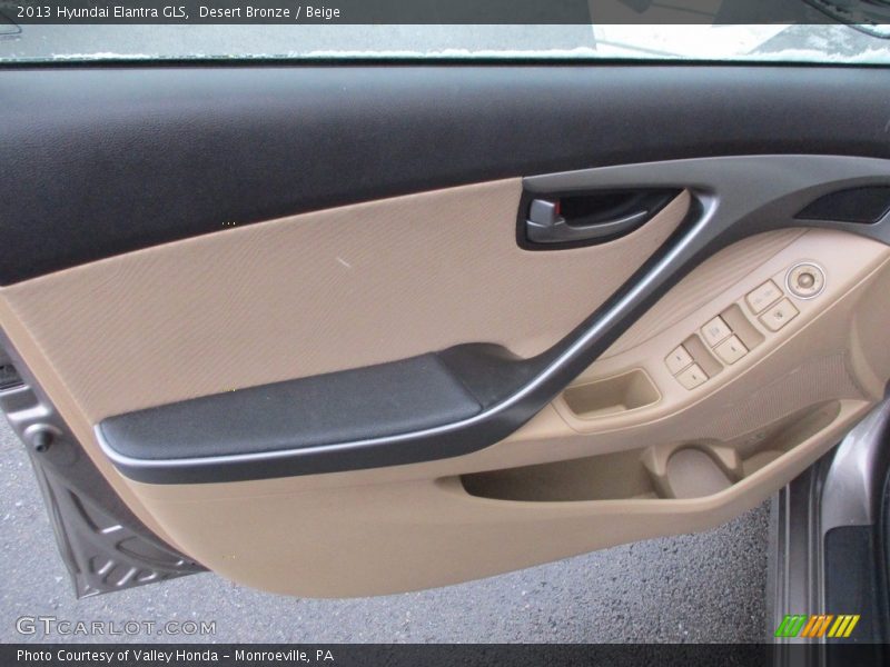 Desert Bronze / Beige 2013 Hyundai Elantra GLS