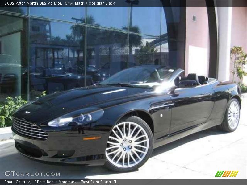 Onyx Black / Obsidian Black 2009 Aston Martin DB9 Volante