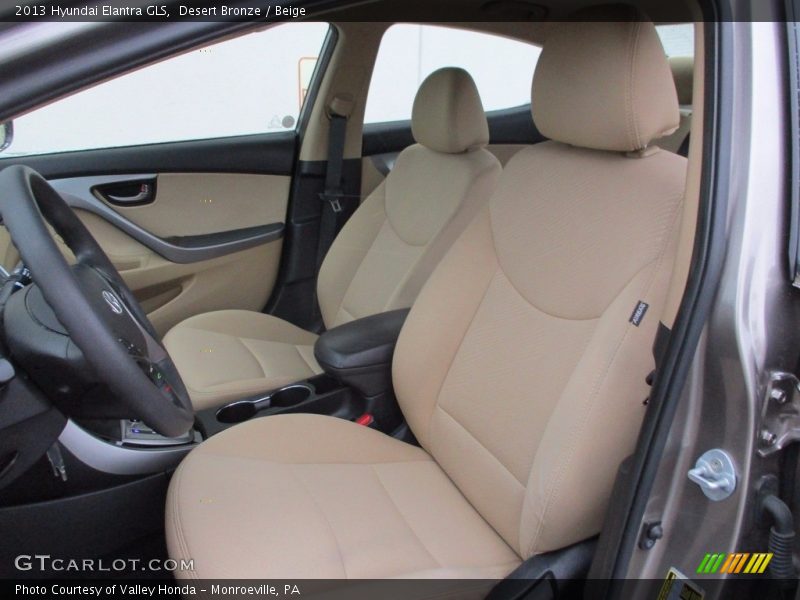 Desert Bronze / Beige 2013 Hyundai Elantra GLS