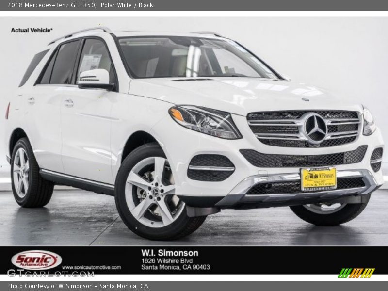 Polar White / Black 2018 Mercedes-Benz GLE 350