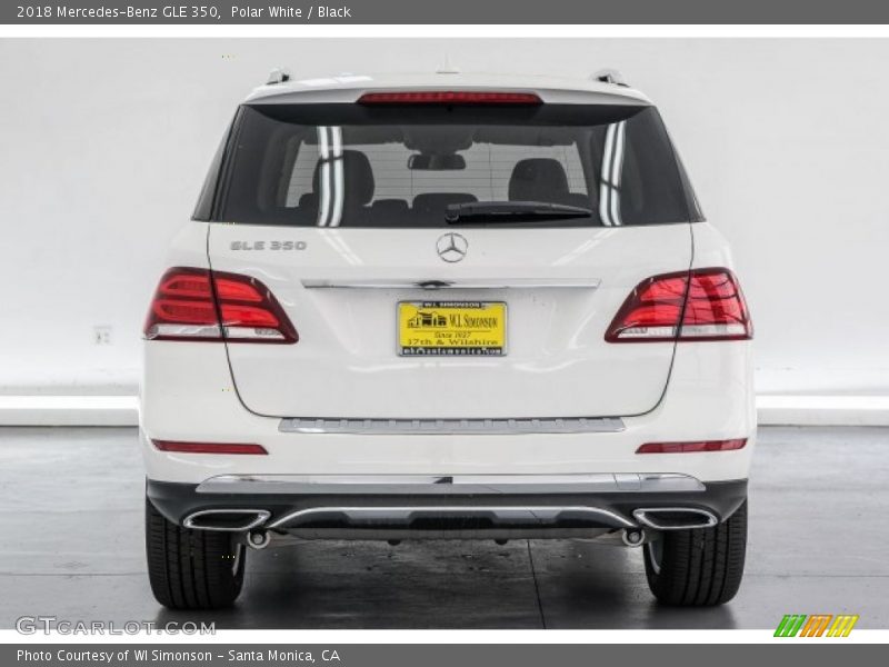 Polar White / Black 2018 Mercedes-Benz GLE 350