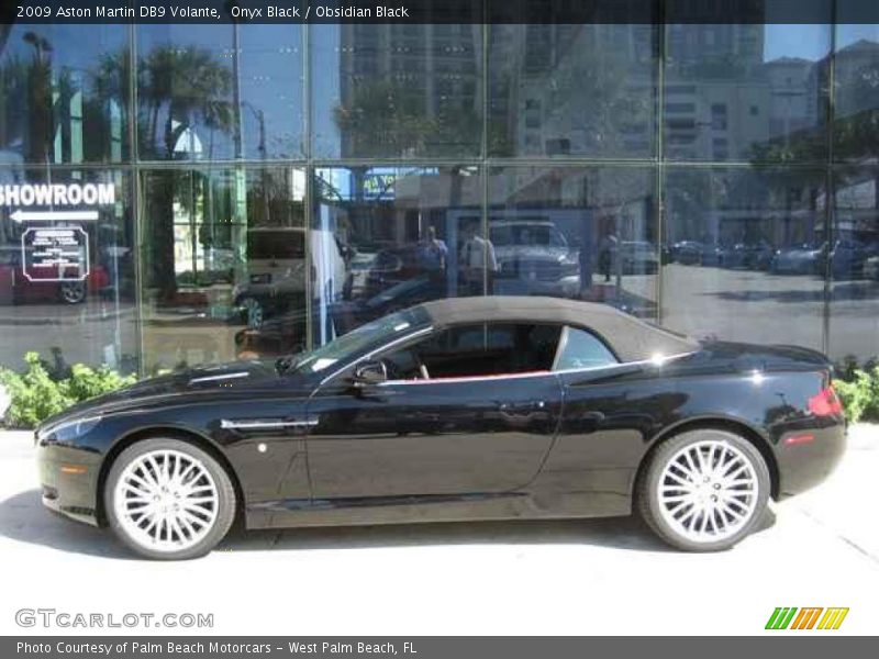 Onyx Black / Obsidian Black 2009 Aston Martin DB9 Volante