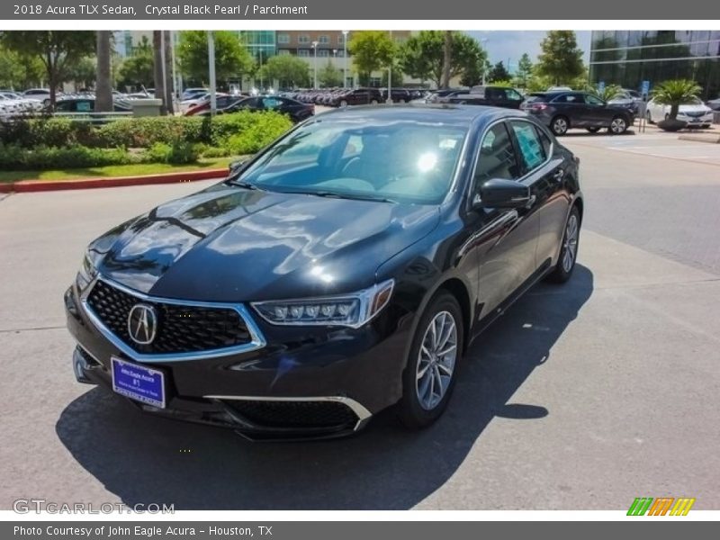 Crystal Black Pearl / Parchment 2018 Acura TLX Sedan