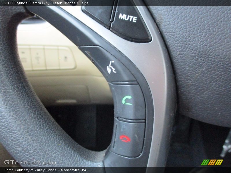 Desert Bronze / Beige 2013 Hyundai Elantra GLS