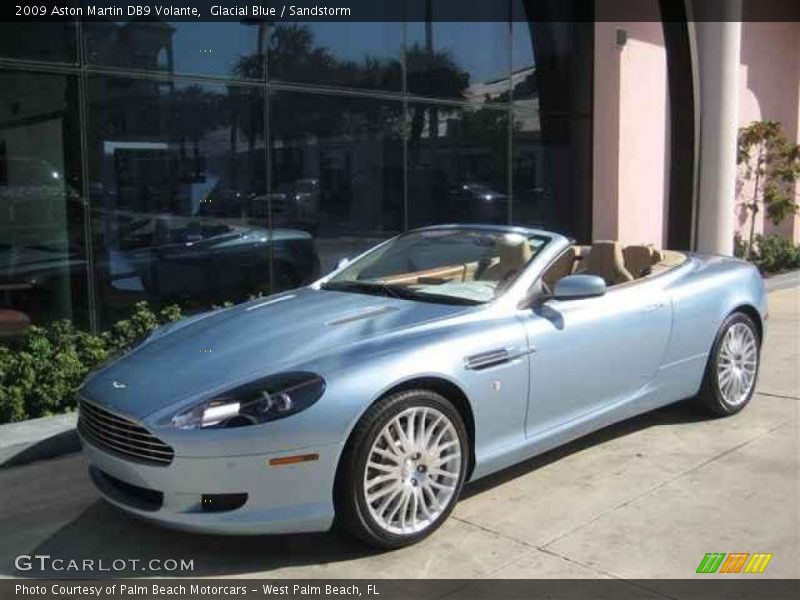 Glacial Blue / Sandstorm 2009 Aston Martin DB9 Volante
