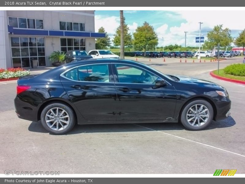 Crystal Black Pearl / Parchment 2018 Acura TLX Sedan