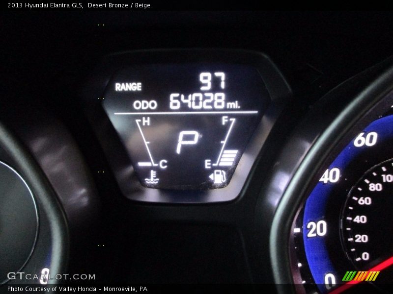 Desert Bronze / Beige 2013 Hyundai Elantra GLS