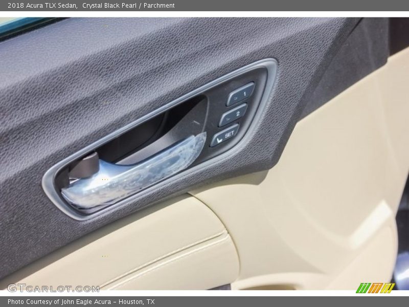 Crystal Black Pearl / Parchment 2018 Acura TLX Sedan
