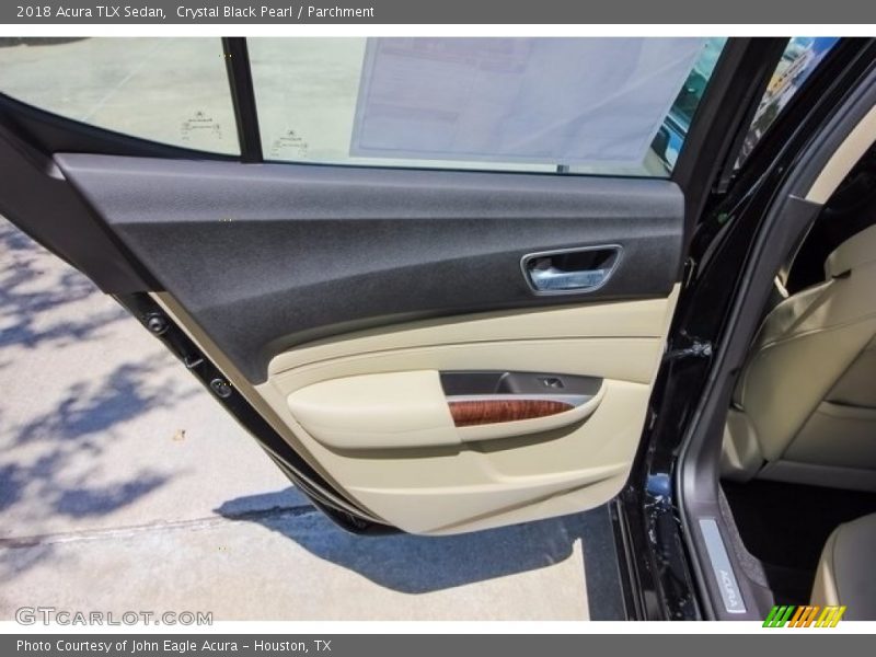 Crystal Black Pearl / Parchment 2018 Acura TLX Sedan