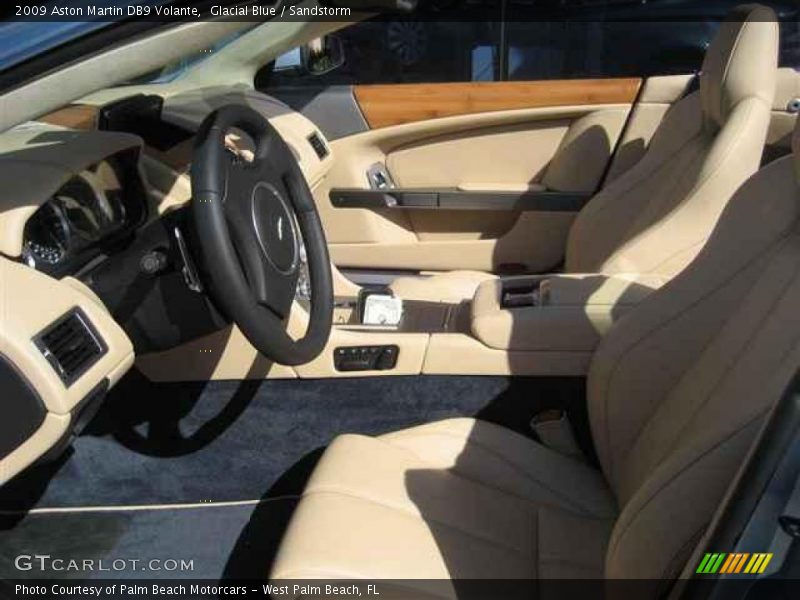 Glacial Blue / Sandstorm 2009 Aston Martin DB9 Volante
