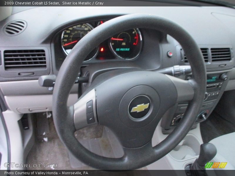 Silver Ice Metallic / Gray 2009 Chevrolet Cobalt LS Sedan
