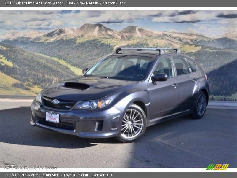 Dark Gray Metallic / Carbon Black 2011 Subaru Impreza WRX Wagon