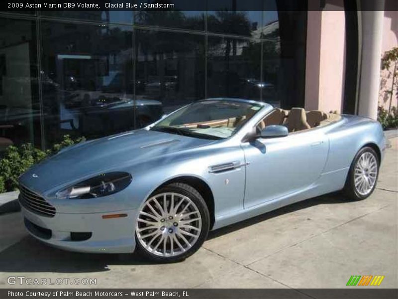 Glacial Blue / Sandstorm 2009 Aston Martin DB9 Volante