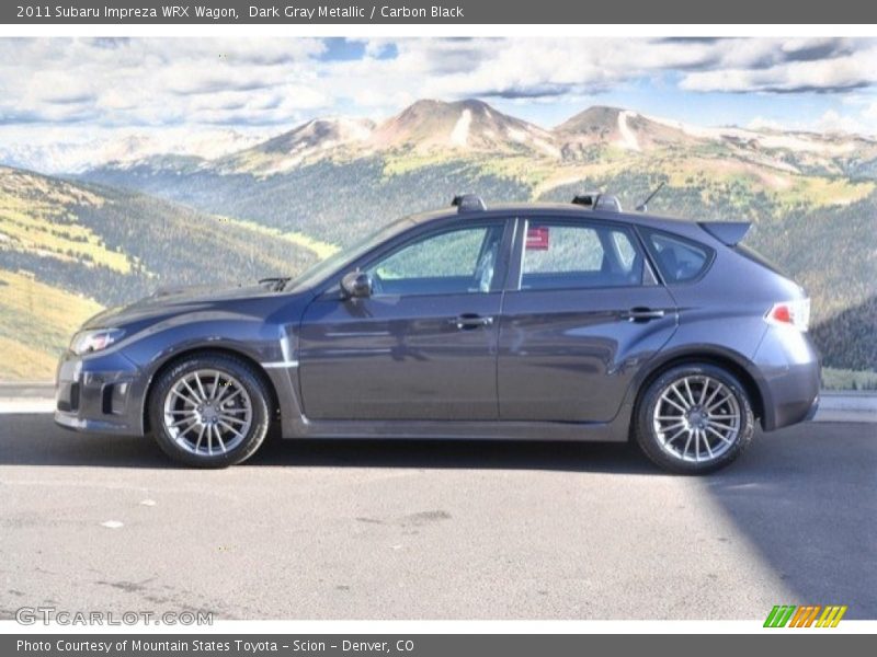 Dark Gray Metallic / Carbon Black 2011 Subaru Impreza WRX Wagon