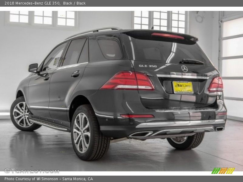 Black / Black 2018 Mercedes-Benz GLE 350