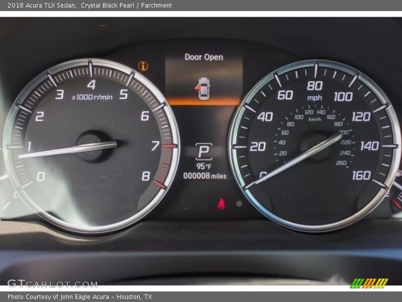 Crystal Black Pearl / Parchment 2018 Acura TLX Sedan