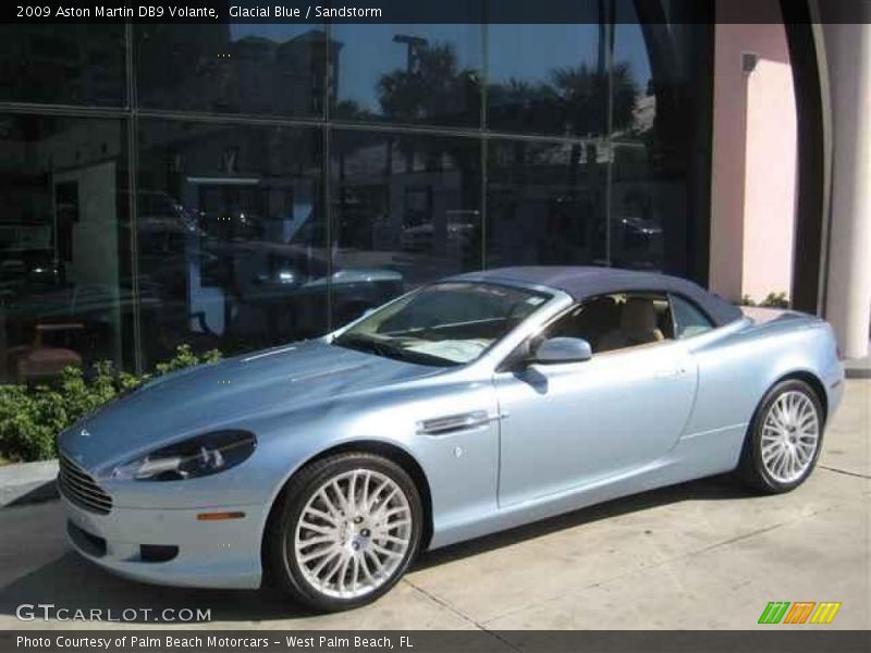 Glacial Blue / Sandstorm 2009 Aston Martin DB9 Volante