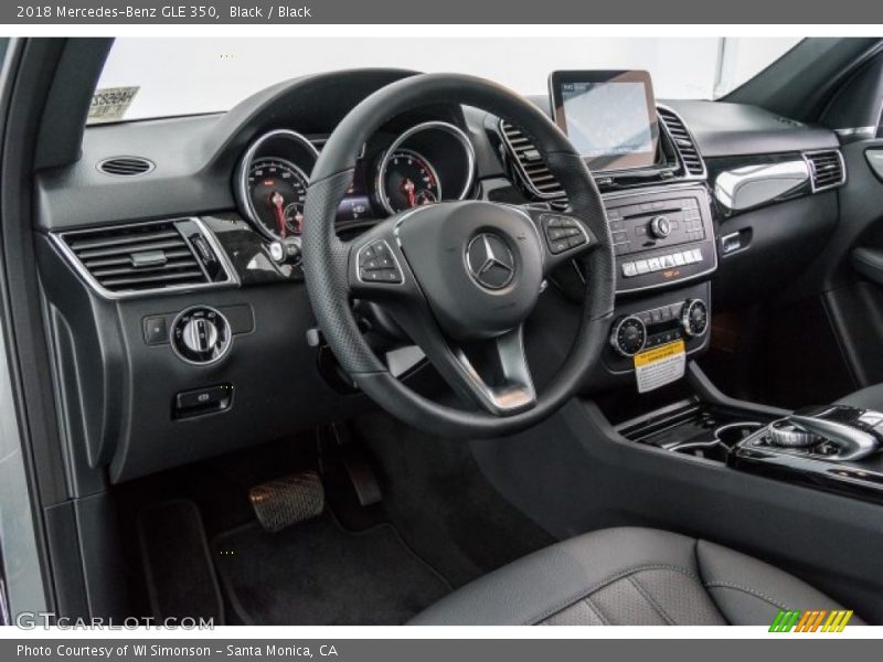 Black / Black 2018 Mercedes-Benz GLE 350