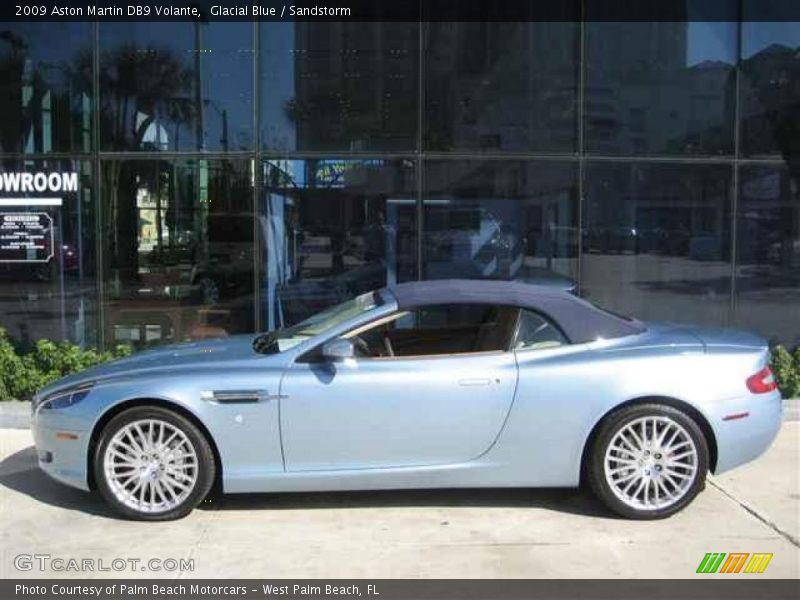 Glacial Blue / Sandstorm 2009 Aston Martin DB9 Volante