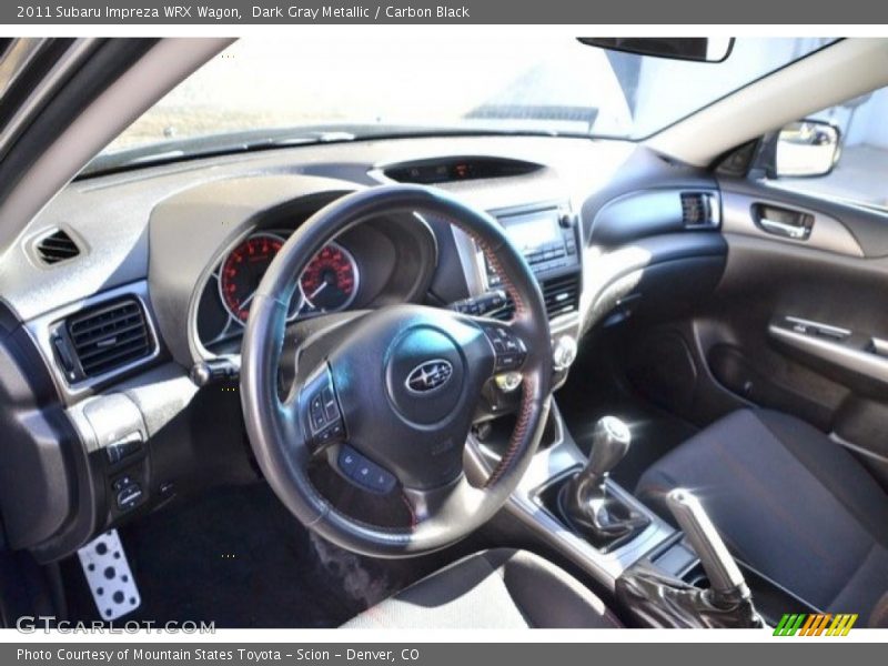 Dark Gray Metallic / Carbon Black 2011 Subaru Impreza WRX Wagon