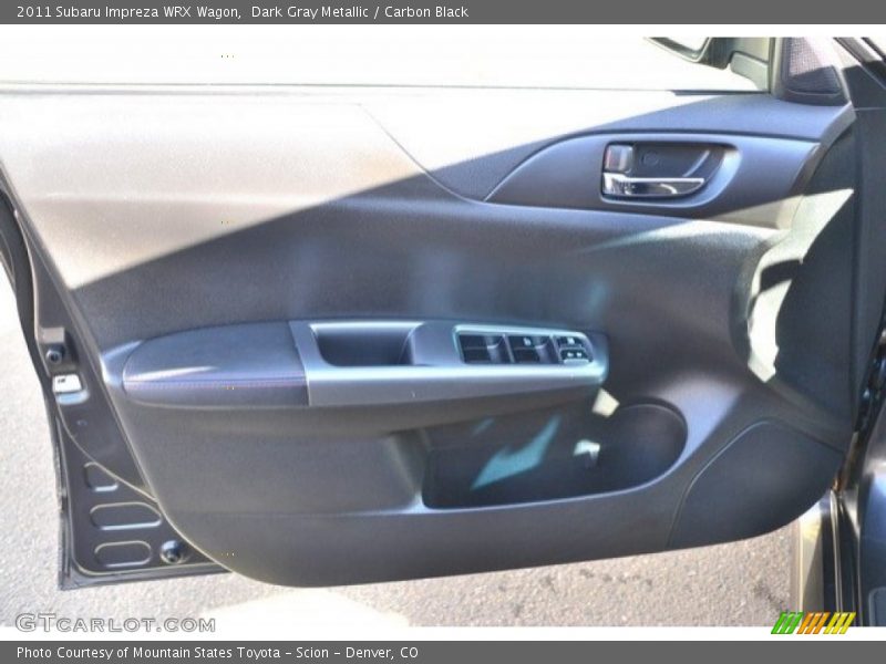 Dark Gray Metallic / Carbon Black 2011 Subaru Impreza WRX Wagon