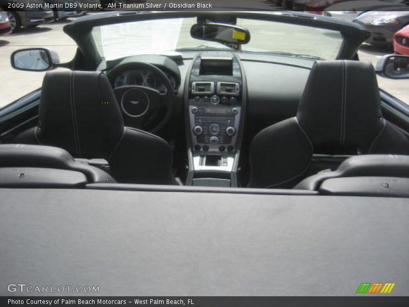 AM Titanium Silver / Obsidian Black 2009 Aston Martin DB9 Volante