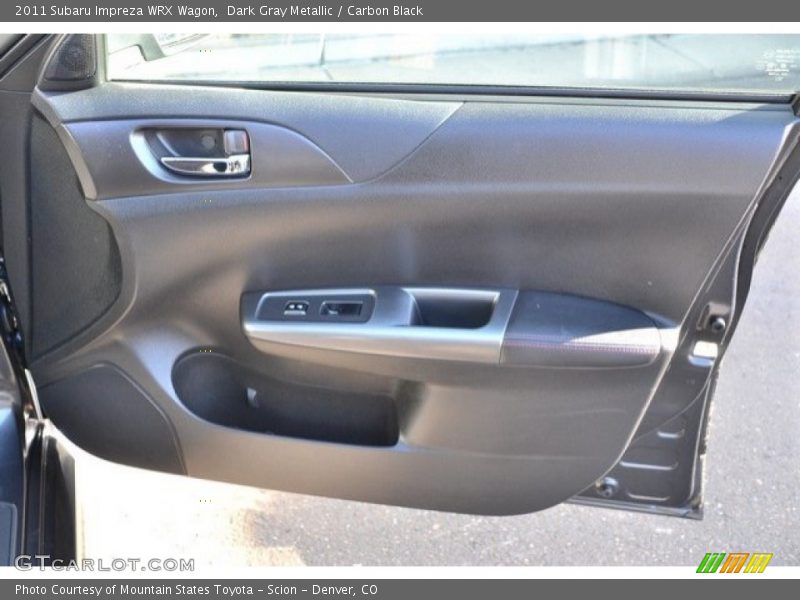 Dark Gray Metallic / Carbon Black 2011 Subaru Impreza WRX Wagon