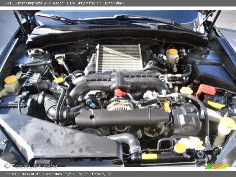 Dark Gray Metallic / Carbon Black 2011 Subaru Impreza WRX Wagon