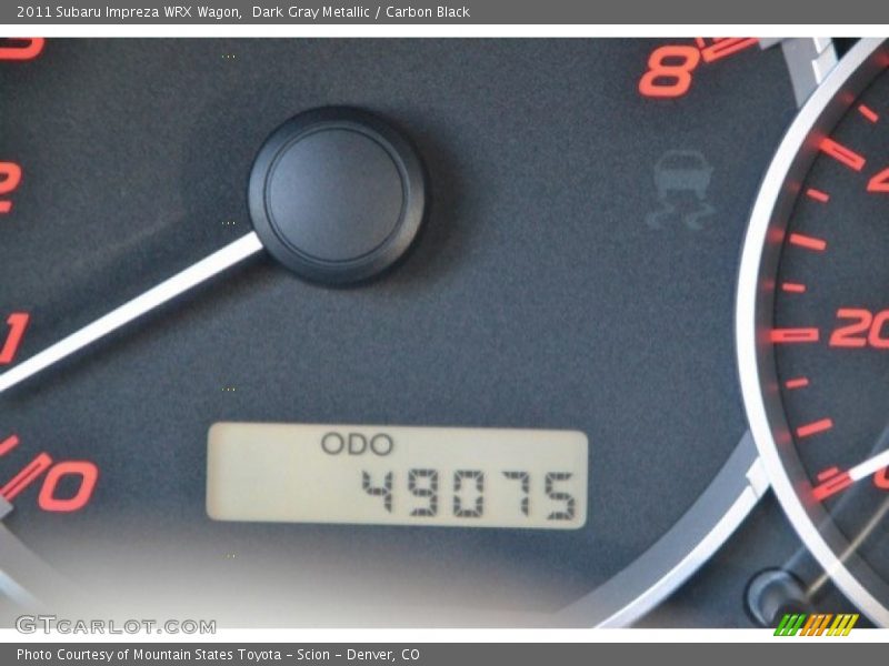 Dark Gray Metallic / Carbon Black 2011 Subaru Impreza WRX Wagon
